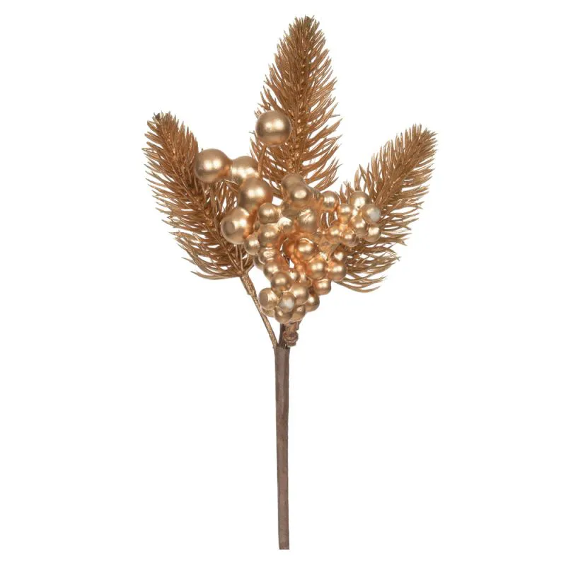 Pick C/Berry (Dourado Fosco) 18cm (Florarte)