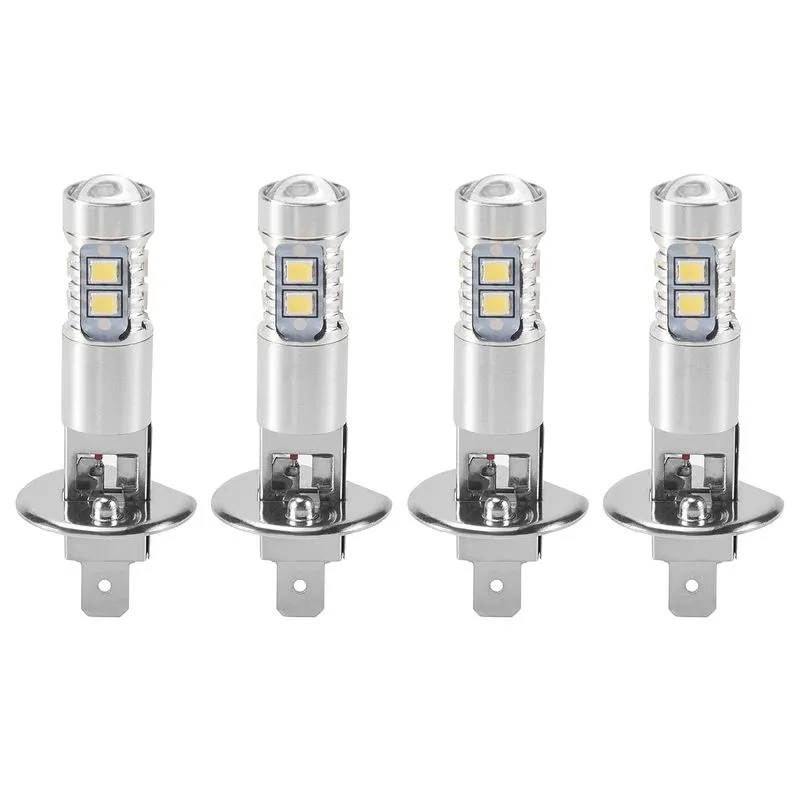4pcs H1 Led Farol Nevoeiro Lâmpadas 6000k Super Wh