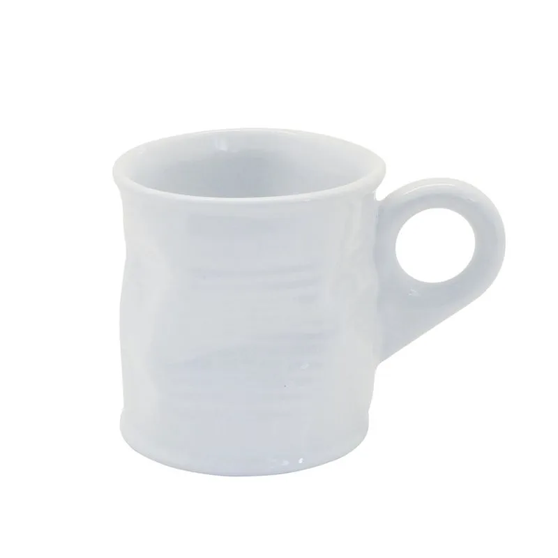 Caneca Lata Amassada 70Ml Branco 080170G Mondoceram Gourmet