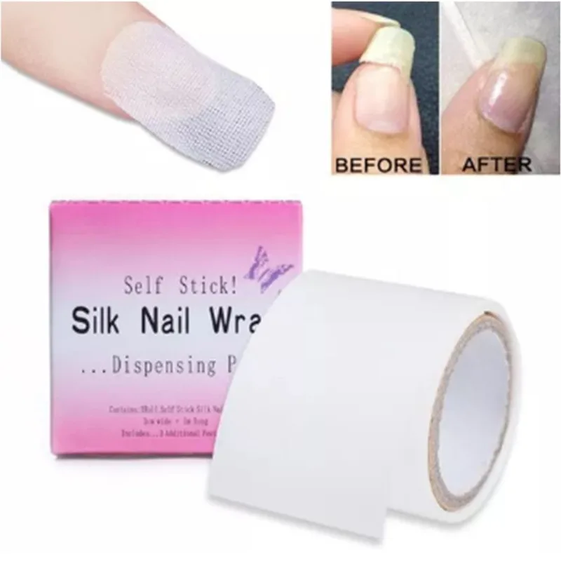 Fibra De Seda Para Unha De Porcelana Silk Nail Manicure