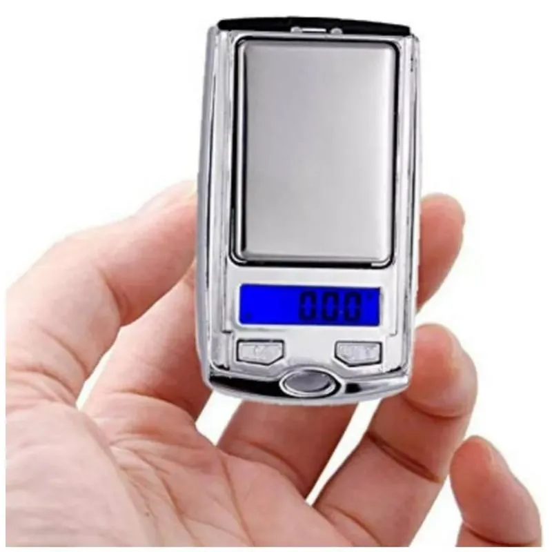 Mini Balança Portátil De Bolso: Compacta, 0.01-200g, Tara
