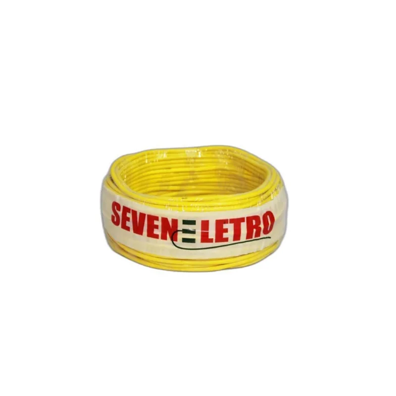 Promocao - Fio Cabo Flexivel 6 Mm - 10 Metros/ Amarelo