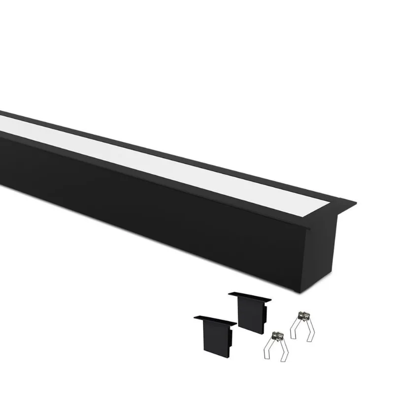Perfil De Embutir Taschibra Para Fita Led Apex 35 - 1 Metro