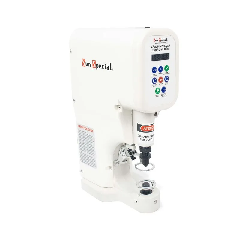 Máquina Para Pregar Ilhós E Botão Sun Special - Ssh-808d-sf