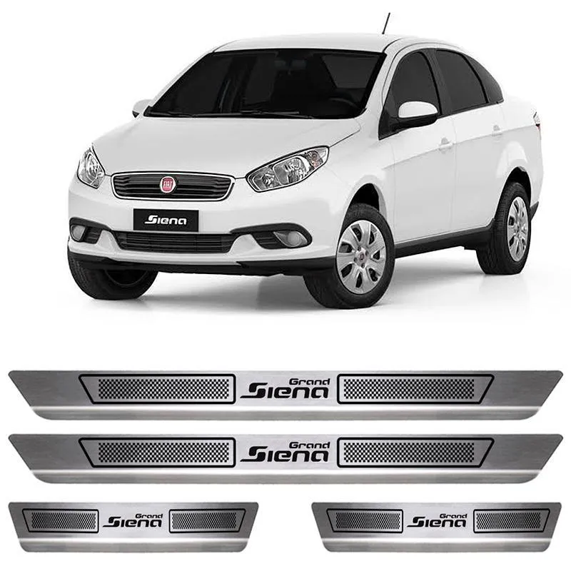 Acessórios Soleira Aço Inox Fiat Grand Siena 2011 A 2020