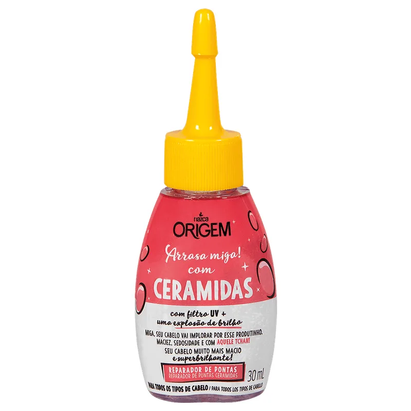 Reparador de Pontas Origem Vegano Arrasa Miga! Com Ceramidas 30ml