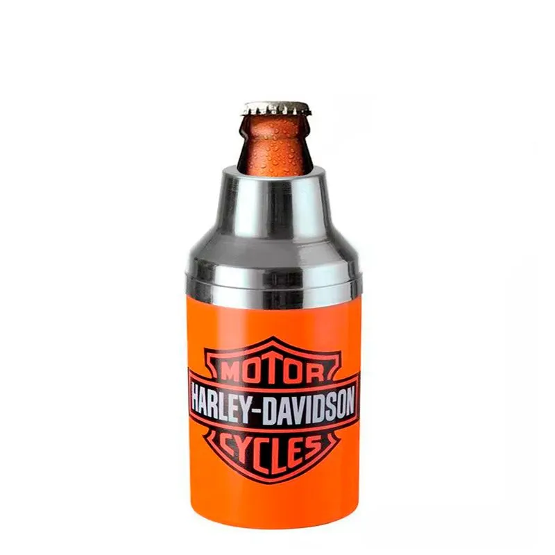 Porta Garrafa Em Alumínio Com Isopor Térmico 300ml - Hd