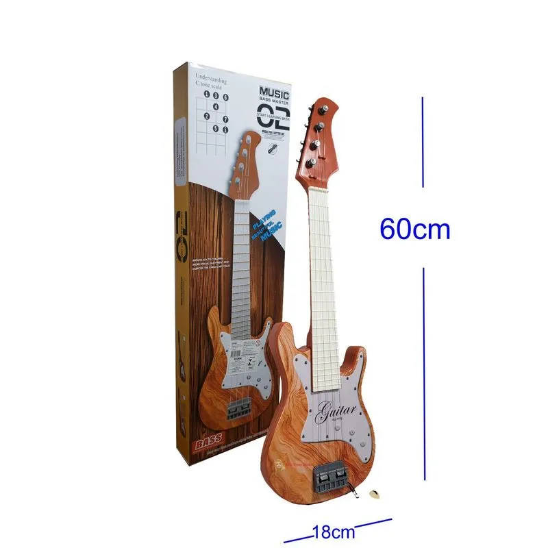 Violão Infantil Acustico Formato Guitarra Crianca Brinquedo