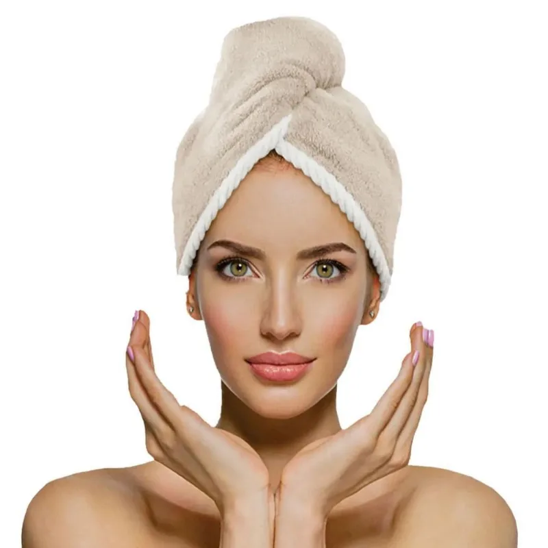 Touca De Cabelo Dupla Face Power Sec - Laço Home Bege