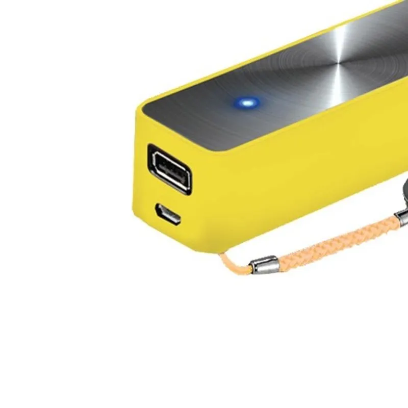 Power Bank 2600mah Amarelo Com Celulas Original Samsung Mm 776