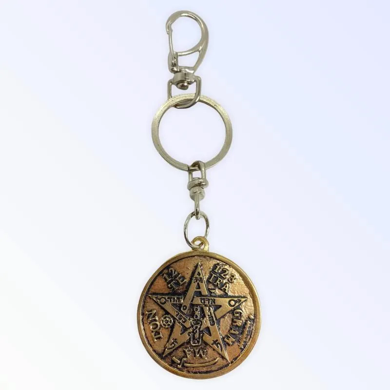 Chaveiro Tetragramaton 10 Cm Metal - Escolha A Cor