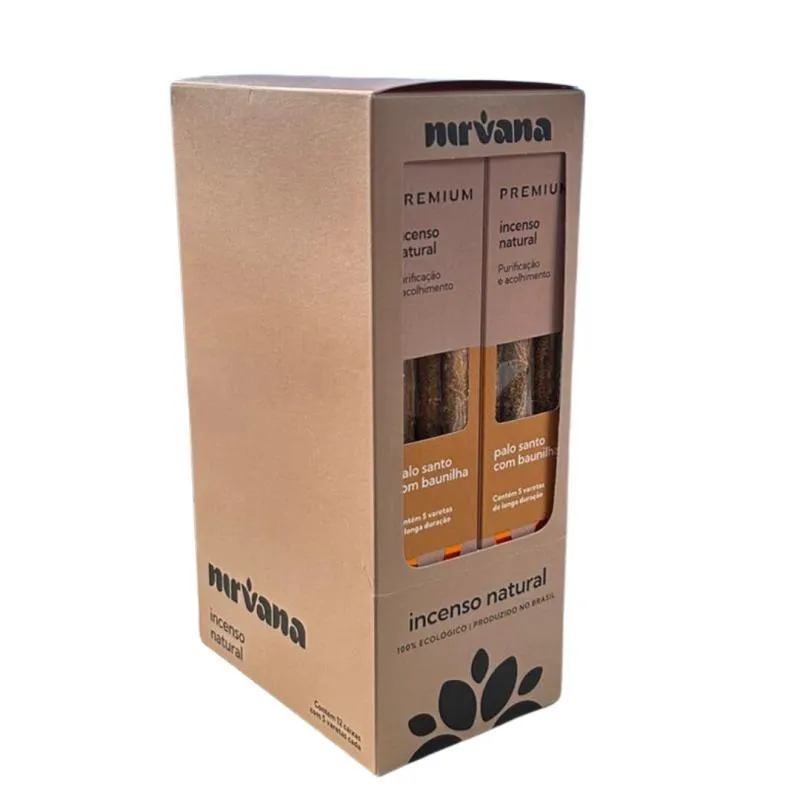 Kit 12 Cxs Incenso Nirvana Premium 5 Varetas - Escolha Aroma