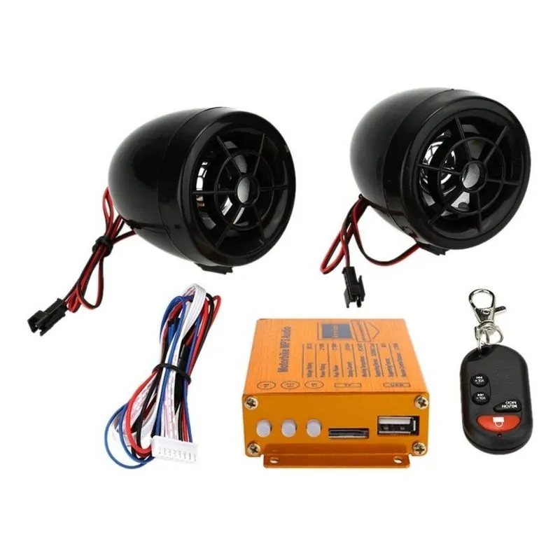 Alarme Para Moto Com Áudio Caixa De Som Mp3 Player