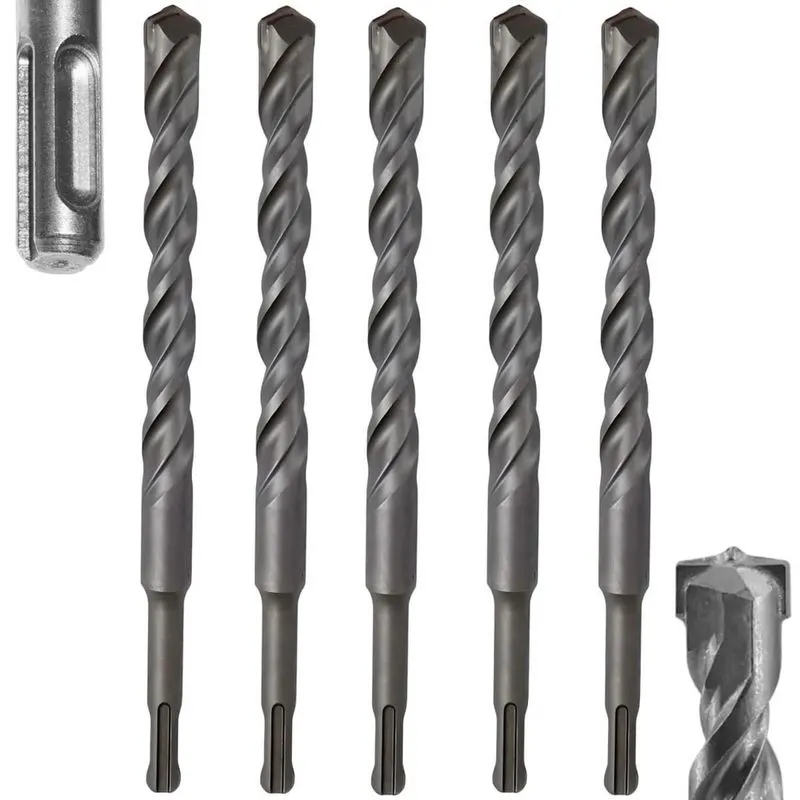 Broca Vídea Fura Parede Concreto 10Mm X 160Mm Sds Plus 05 Un