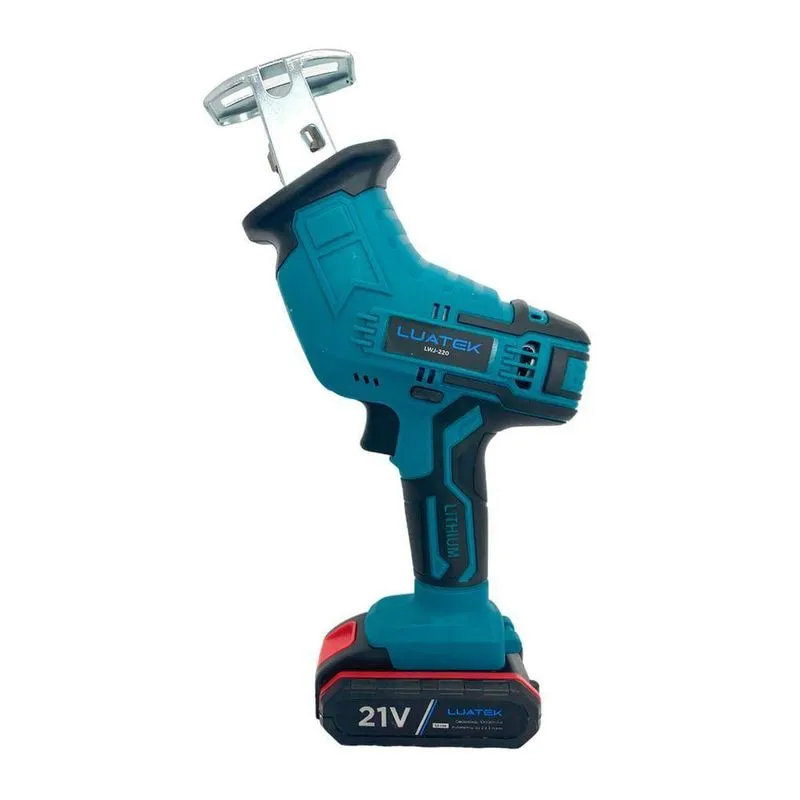 Serra Poda 21v 1800rpm 2 Baterias Bivolt 10000mah + 4 Lâminas