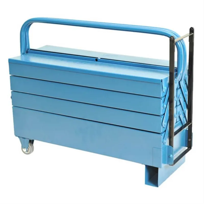 Caixa Para Ferramentas Sanfonada Com 7 Gavetas 50cm Com 2 Rodas e Cabo Dobravel - 511 - fercar