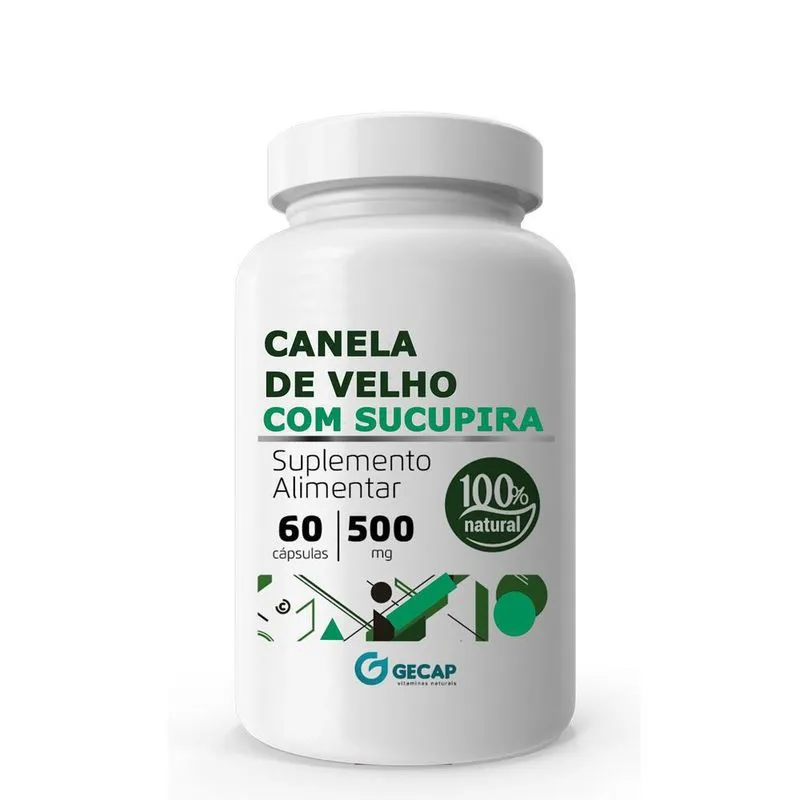 Canela De Velho Com Sucupira 500mg 60 Cápsulas
