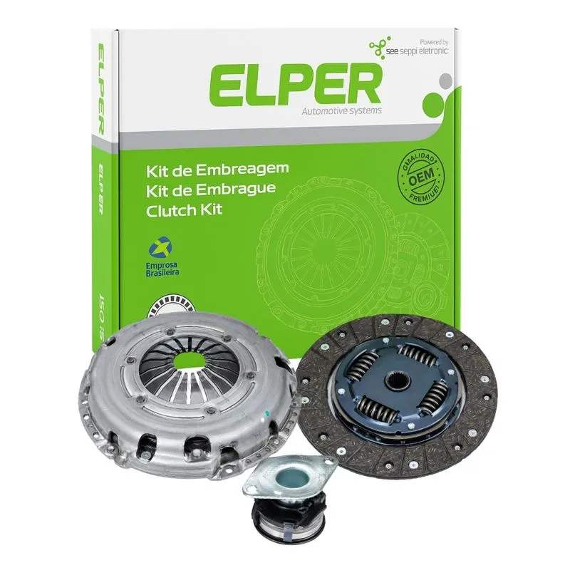 Kit Embreagem Cross Fox Saveiro Polo Virtus 1.6 16v Elper