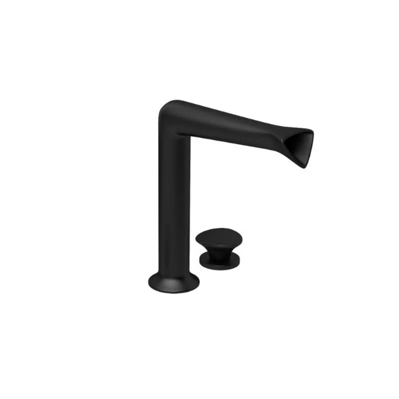 Misturador Monocomando para Lavatório de Mesa Bica Alta Jader Almeida Black Matte