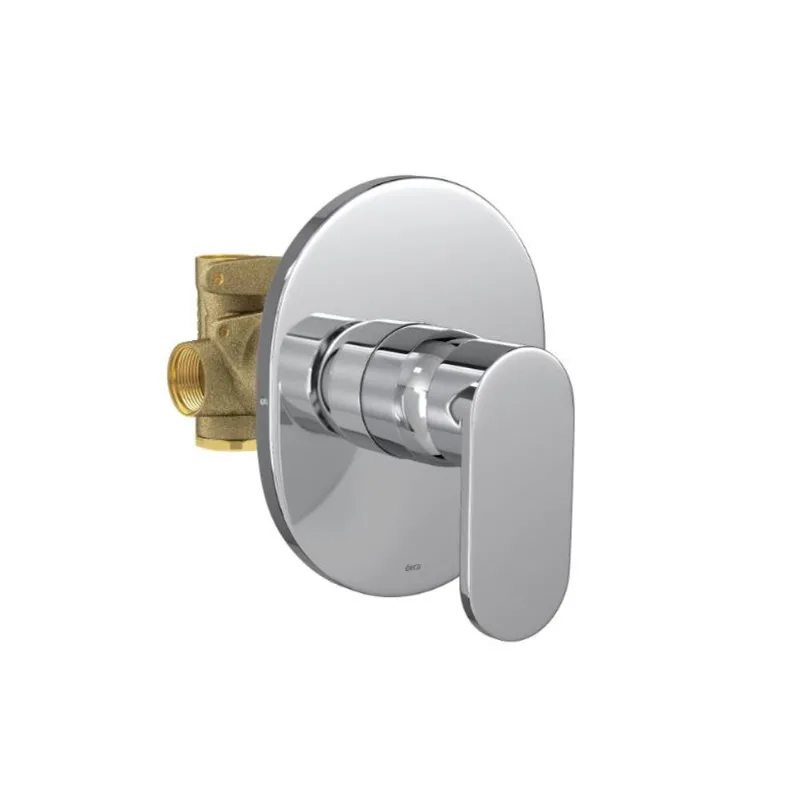 Misturador Monocomando de Chuveiro para Baixa e Alta Pressão Drop Cromado