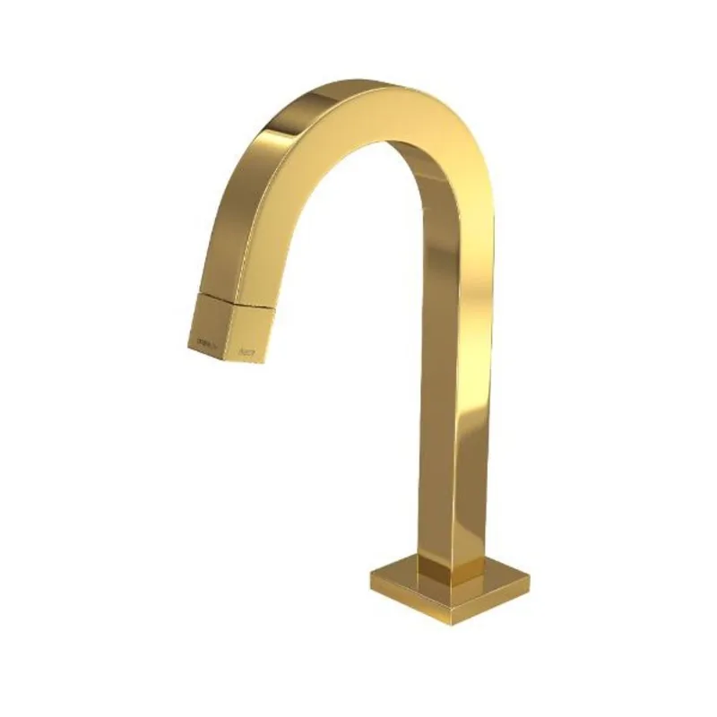 Torneira para Lavatório de Mesa Bica Baixa Tube Gold