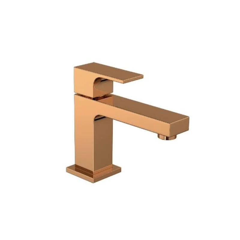 Torneira para Lavatório de Mesa Bica Baixa Unic Red Gold