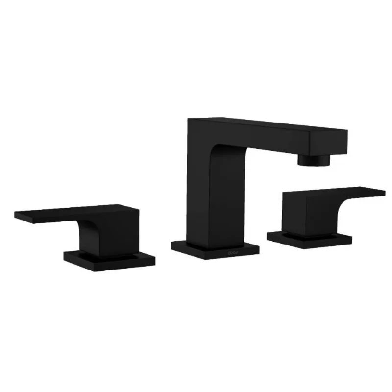 Misturador para Lavatório de Mesa Bica Baixa Unic Black Matte