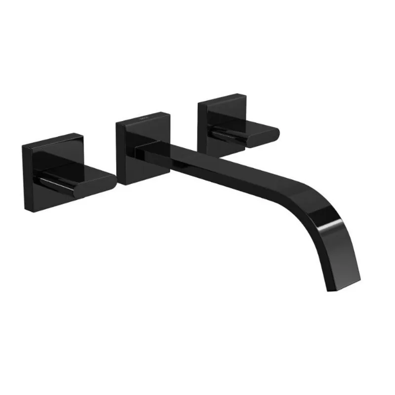 Misturador para Lavatório de Parede Polo Black Noir