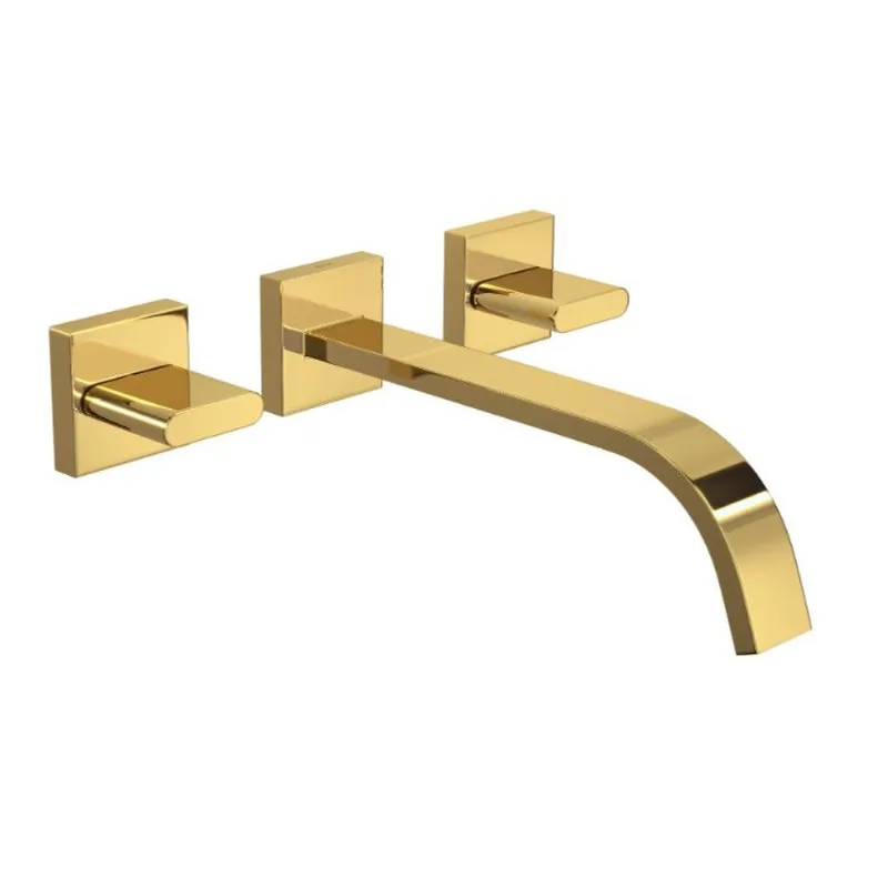 Misturador para Lavatório de Parede Polo Gold