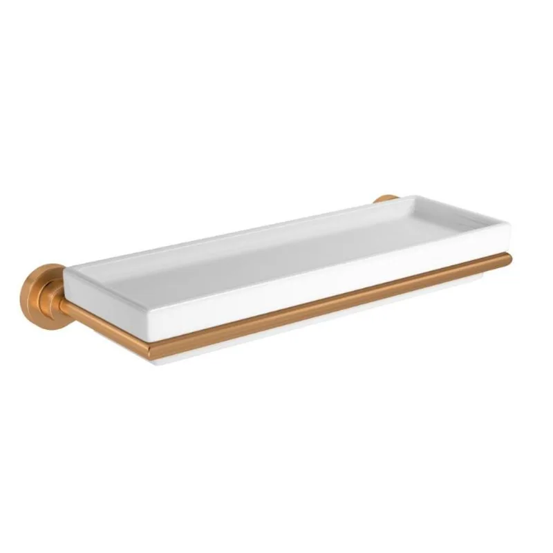 Prateleira em Louça Slim Gold Matte