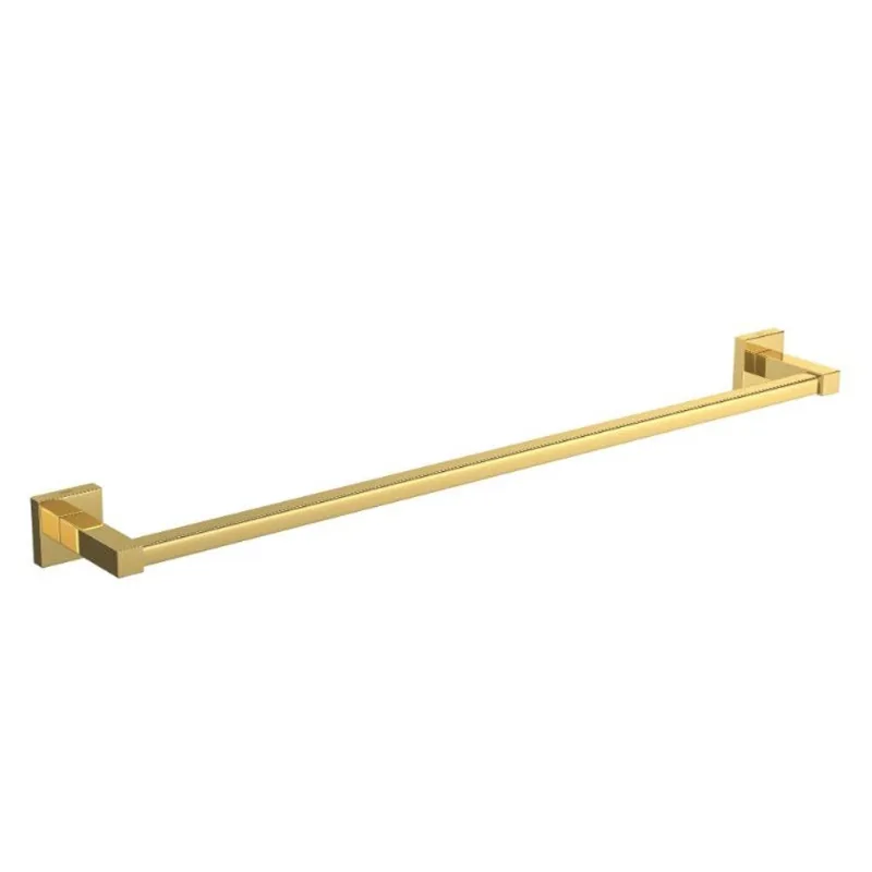 Porta Toalha Barra Quadratta Gold