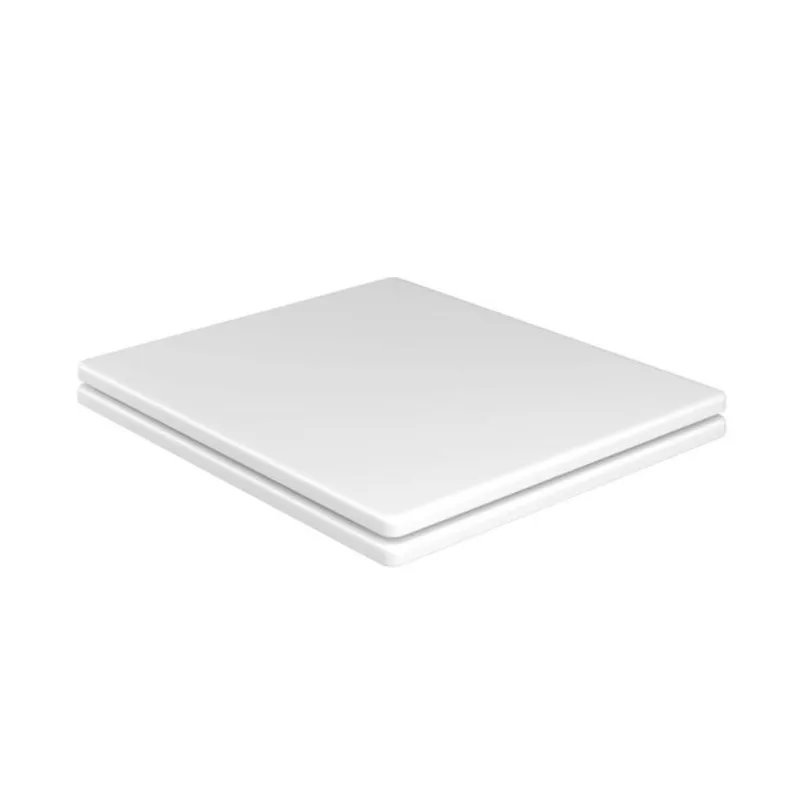 Assento Quadratta Branco e Cromado - AP.44.C.17