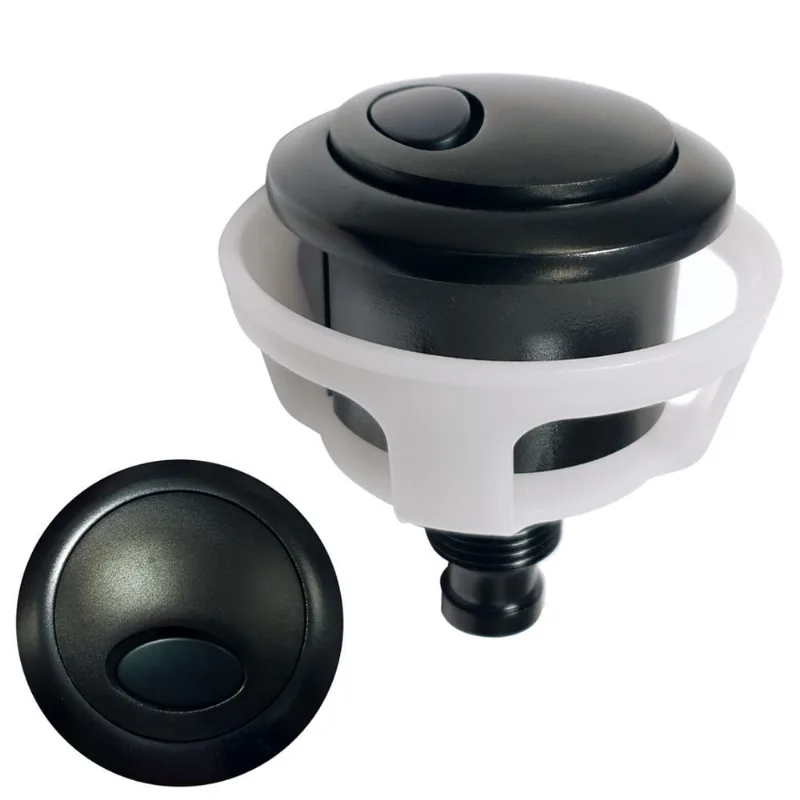 Botão Black Matte Duplo Acionamento Caixa Acoplada Deca - SI14BLMT - DECA
