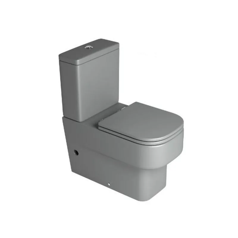 Bacia para Caixa Acoplada Unic Cinza Fosco - P.450.86