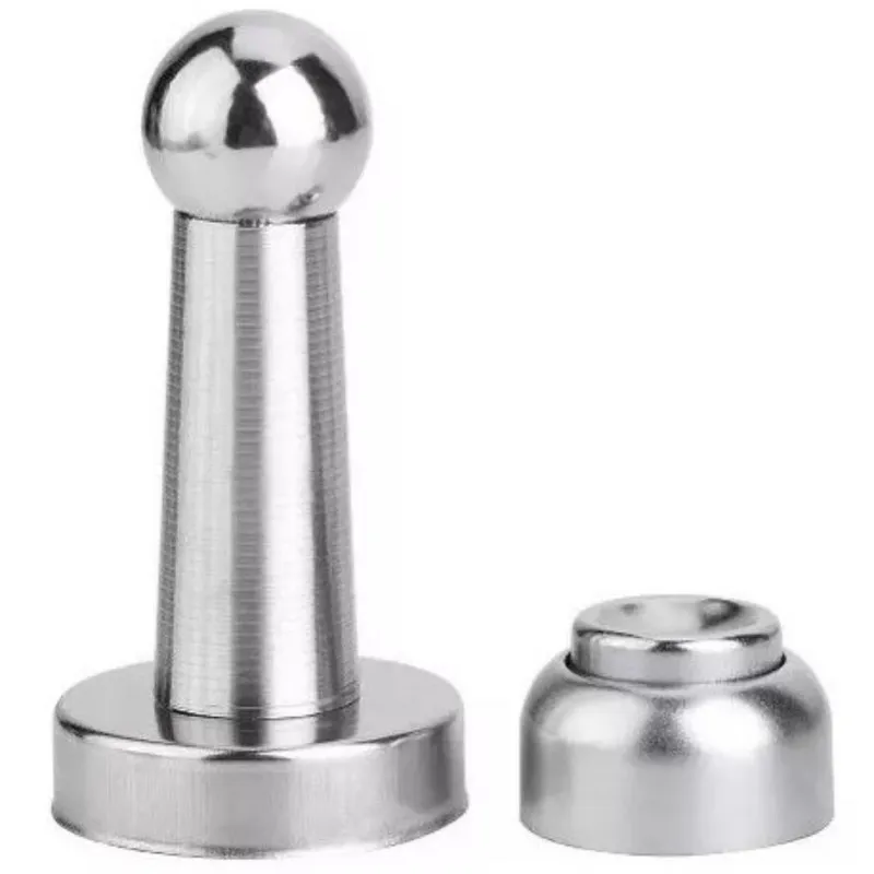 Kit 3 pcs prendedor fixador de porta imantado inox fortezza FPP2