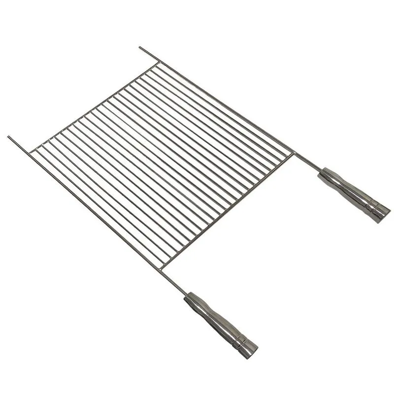 Grelha Aramada Para Churrasco 50x40cm Inox 304 Não Enferruja