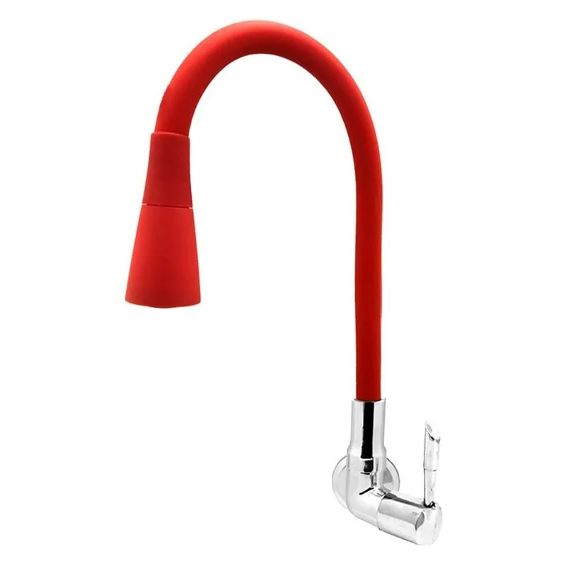 Torneira Para Cozinha De Mesa Conic C61 Luxo Vermelho