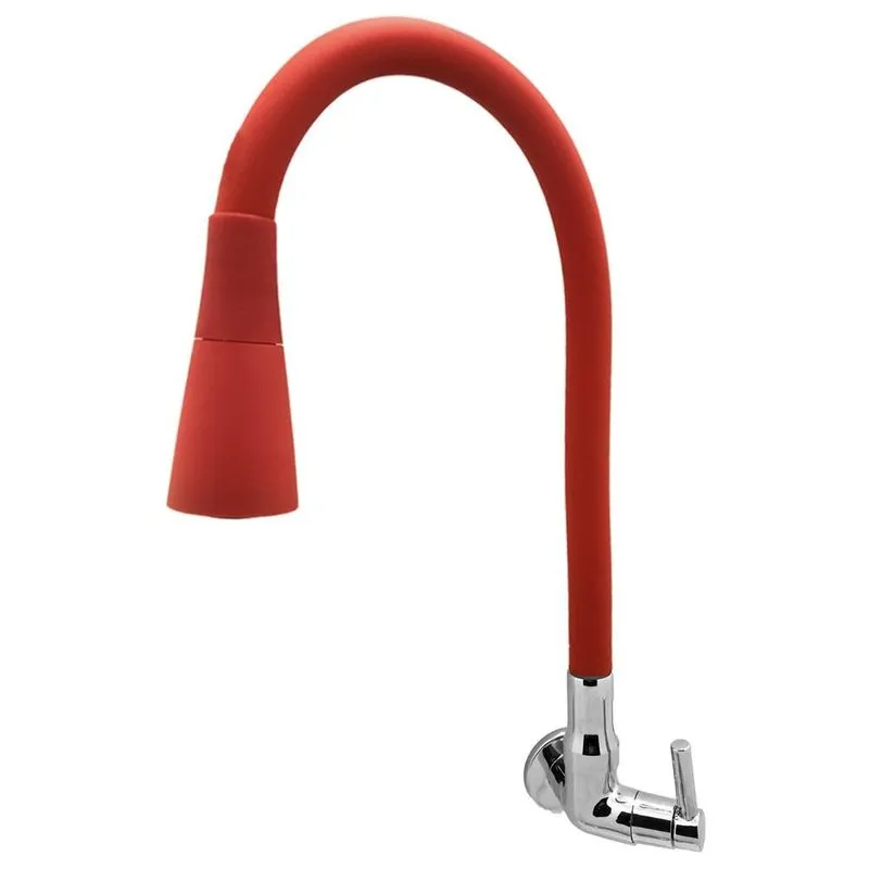 Torneira Para Cozinha De Mesa Conic C29 Luxo Vermelho