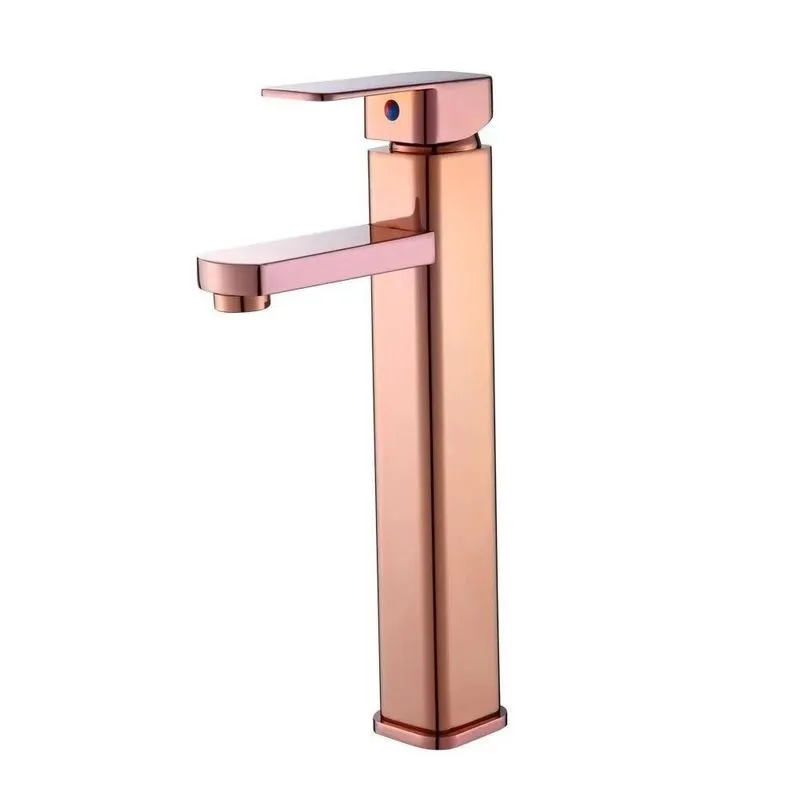 Torneira Monocomando Misturador Alta Lavatório Absolut Rose