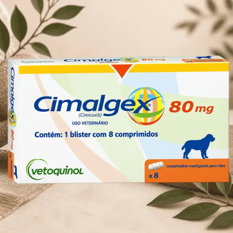 Anti Inflamatorio Cimalgex Vetoquinol 80mg 8 Comprimidos