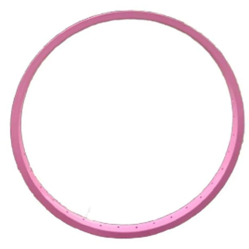 Par Aro De Bicicleta Em Aluminio Aro 20 - Rosa 36 Furos