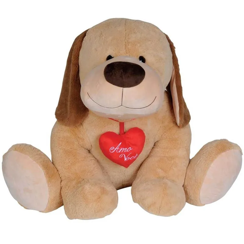 Pelucia cachorro bob love sentado 37CM lovely