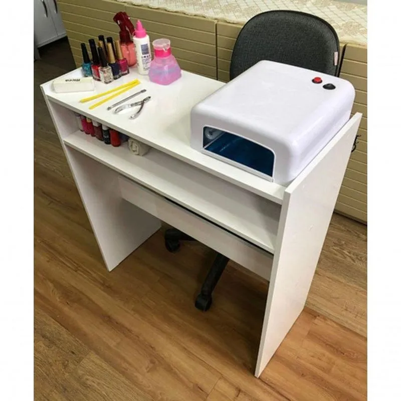 Mesa Esmalteria Manicure Salão De Beleza Móvel Cabeleireiro
