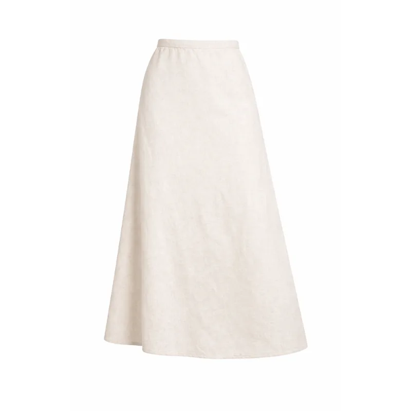Saia Midi Stella Elegante Com Caimento Leve