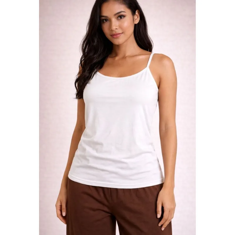 Blusinha Feminina Alcinha Básica Conforto Em Poliamida
