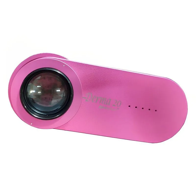 Dermatoscópio Led Derma 20 Uv - Rosa