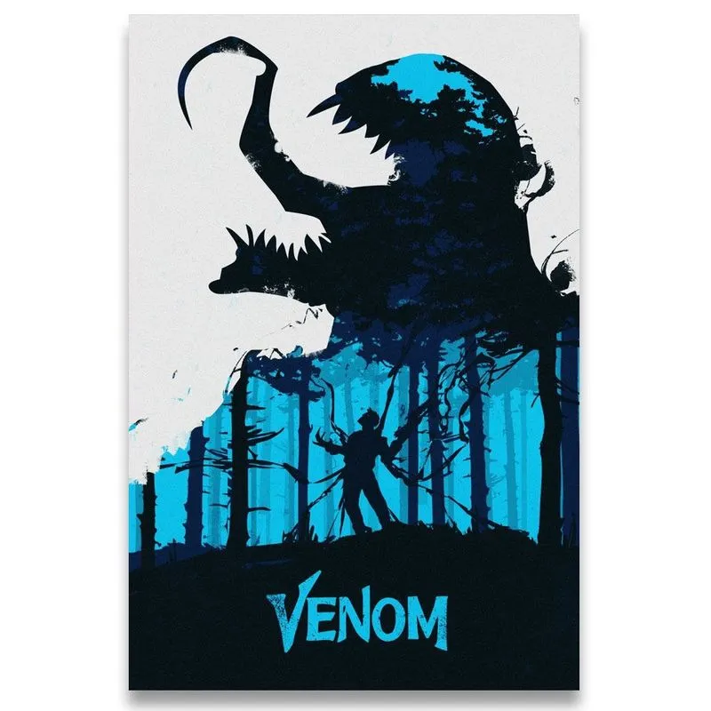 Poster Decorativo 42cm x 30cm A3 Brilhante Venom Spider b1