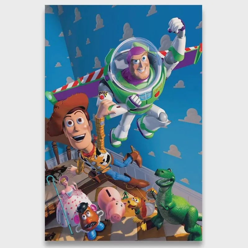 Poster Decorativo 42cm x 30cm A3 Brilhante Toy Story b1