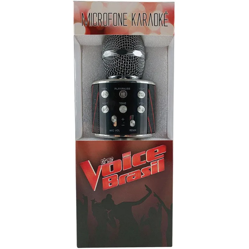 Microfone Karaokê The Voice WS-858