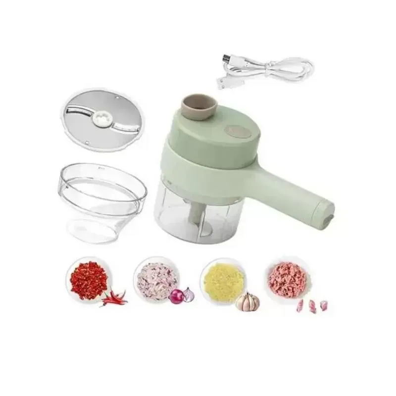 Mini Processador Alimentos Recarregável Usb Cebola Ralador
